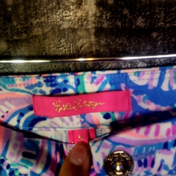 New Lilly Pulitzer Kelly Happy As A Clam High Rise Skinny Ankle Pants - Picture 5 of 9